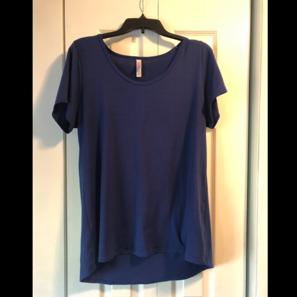 🛍LulaRoe Blue Short sleeve tee